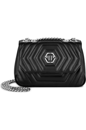 Philipp Plein Hexagon leather shoulder bag