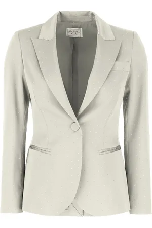 POST SCRIPTUM Crystal-embellished blazer
