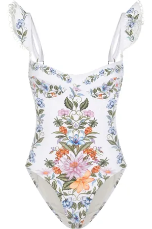 Farm Rio Floral-print swimsuit