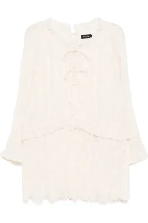 tout a coup Ruffle-detail midi dress
