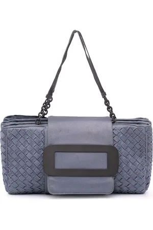 Bottega Veneta 2012-2024 Canvas Intrecciato Buckle Flap handbag
