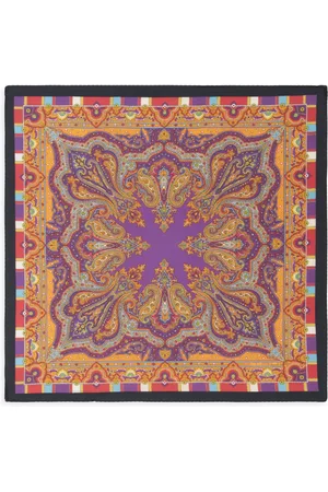 Etro Paisley-print silk pocket square