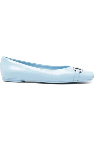 Salvatore Ferragamo Gancini-buckle ballerina shoes