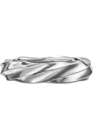 David Yurman Sterling Cable Edge band ring