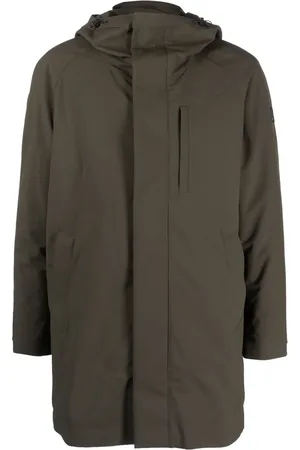 Paul & Shark Long-line hooded parka coat