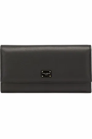Dolce & Gabbana Calf leather logo-plaque wallet