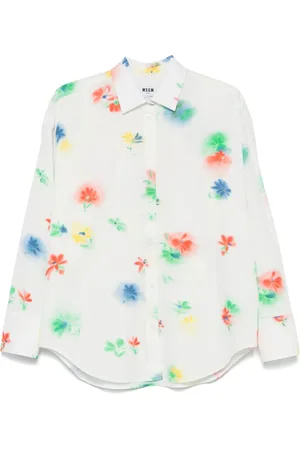 Msgm Floral-print shirt