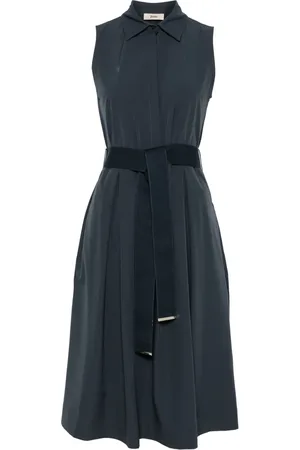 HERNO Belted midi dress
