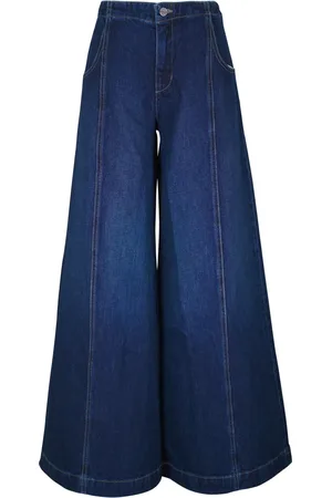 TWP Cotton wide-leg jeans