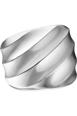 David Yurman Recycled Cable Edge Saddle ring (18.8mm)