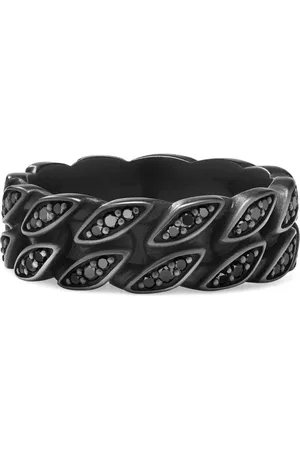 David Yurman Diamonds titanium band ring