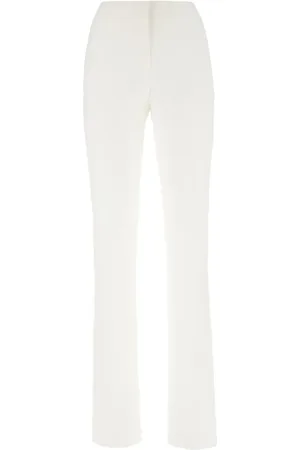 Sportmax Slim-cut cotton trousers