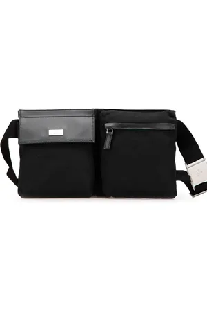 Gucci 2000-2015 Nylon Double Pocket belt bag