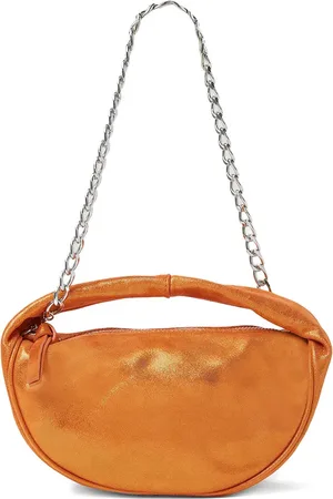 By Far Metallic-leather shoulder bag