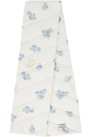 MARTINE ROSE Floral-print scarf