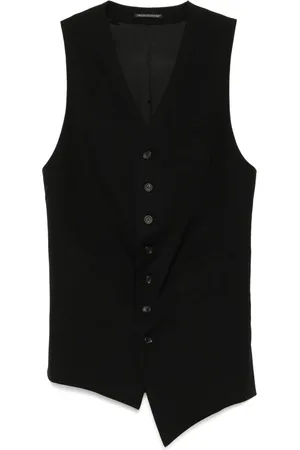YOHJI YAMAMOTO Asymmetric wool waistcoat