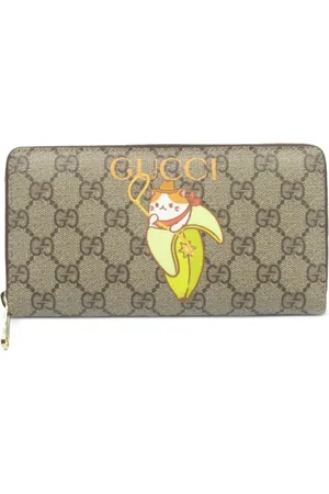 Gucci X Bananya 2010s GG Supreme wallet