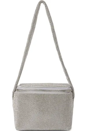 KARA Rhinestone-embellished shoulder bag