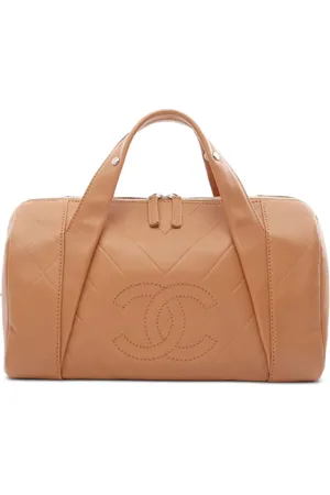 CHANEL 2005-2006 CC chevron-quilted handbag