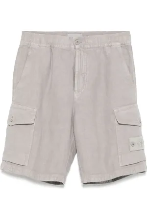 Stone Island Compass-badge cargo shorts