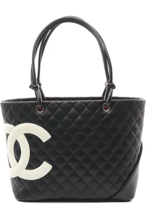 CHANEL 2004-2005 large Cambon line tote bag