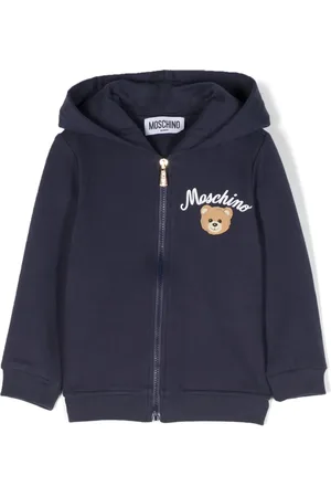 Moschino Logo-print zipped hoodie