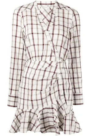 VERONICA BEARD Sherry check-pattern dress