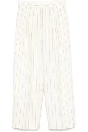 Less Striped straight leg pants