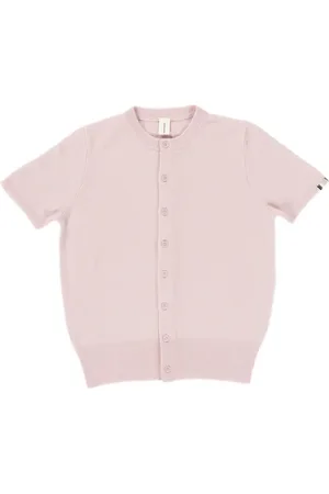 EXTREME CASHMERE Nº 399 short-sleeve button-up cardigan