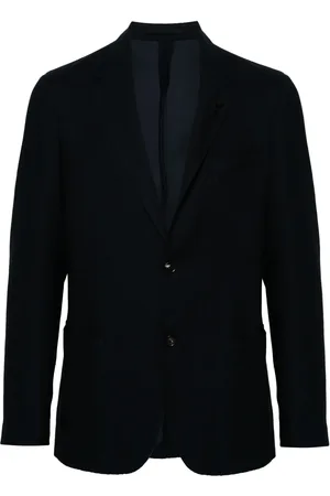 LARDINI Fine-knit blazer