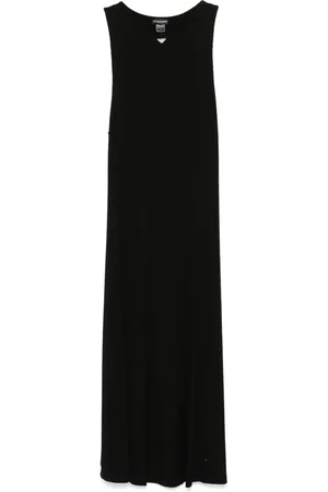 Emporio Armani Studded logo jersey dress