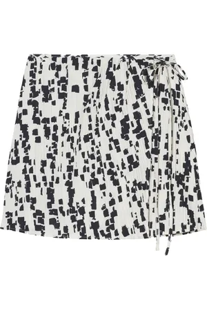 Closed Wrap midi skirt