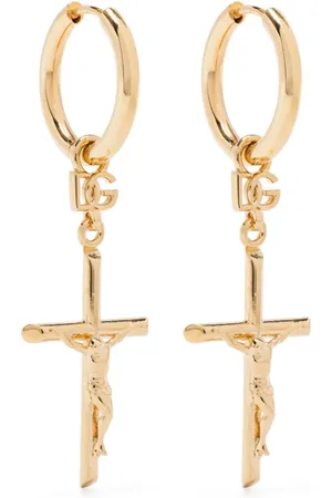 Dolce & Gabbana Cross-pendant earrings