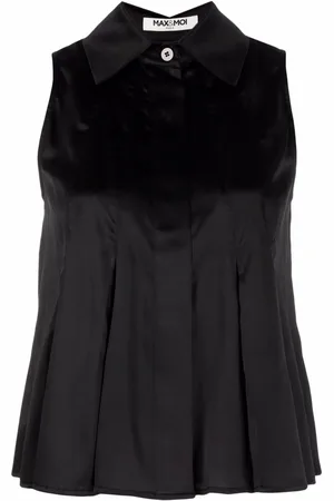 MAX & MOI Sleeveless silk blouse