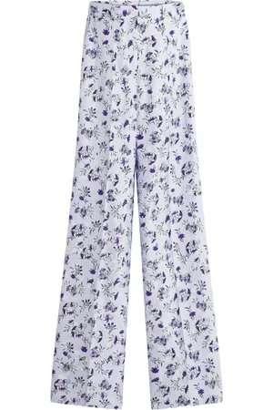 Lanvin Floral-print trousers