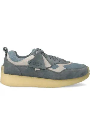 Clarks Lockhill mesh-panelled sneakers