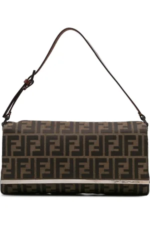 Fendi 2000-2024 Zucca Canvas Pochette shoulder bag