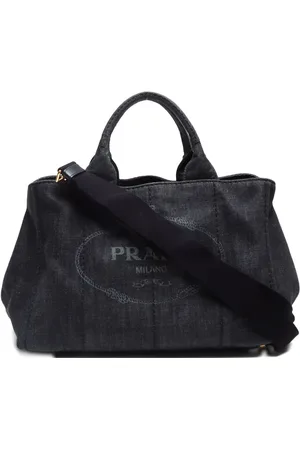 Prada 2000-2020 medium Canapa two-way handbag