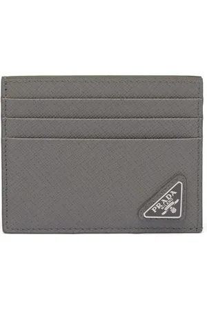 Prada Logo plaque cardholder