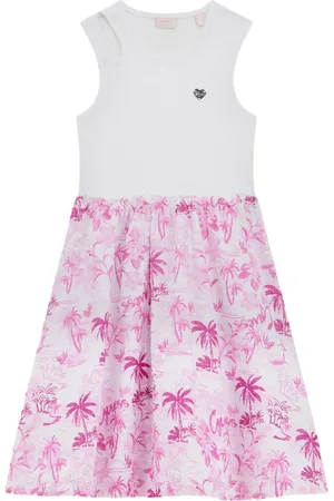 Guess Palm tree-print dress