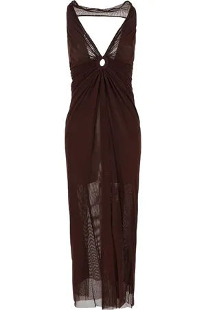 FISICO Stretch-silk dress