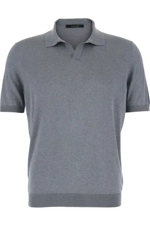 TAGLIATORE Silk polo shirt