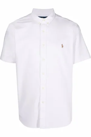 Ralph Lauren Embroidered Oxford short-sleeve shirt