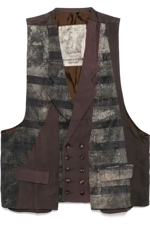 ZIGGY CHEN Panelled waistcoat