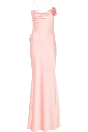 Parlor Floral-appliqué maxi dress