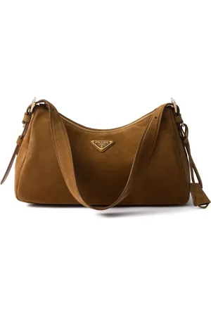 Prada Medium Aimée suede shoulder bag