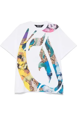 Roberto Cavalli Floral-print T-shirt