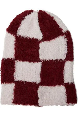 THE ELDER STATESMAN Checked beanie