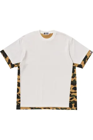 A Bathing Ape Camo-panelled T-shirt