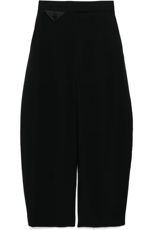 Recto High-rise wool pants